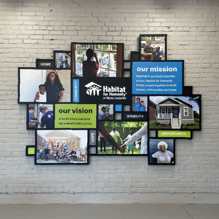 Habitat for Humanity Mission Wall